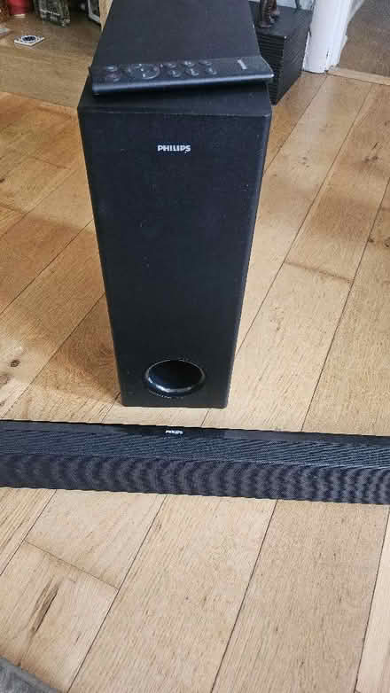 Photo of free Philips sound bar and subwoofer (Wanstead E11) #1