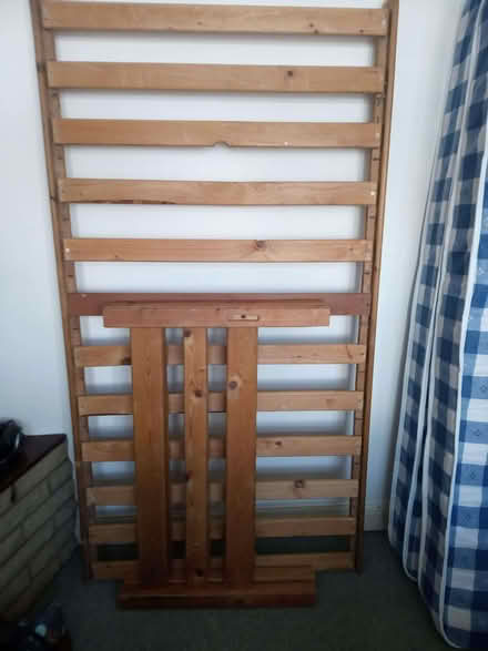 Photo of free single bed (small) & 2 mattresses(nearly new) (Claregate WV6) #2