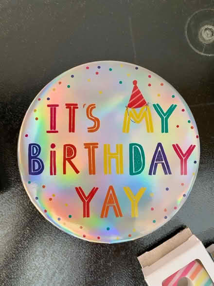 Photo of free Birthday candles/banner/badges (Crawley RH11) #3