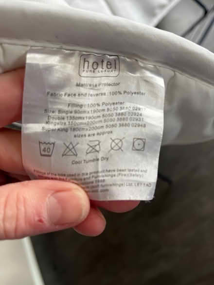 Photo of free single duvet and mattress protector (Emerson's Green BS16) #2