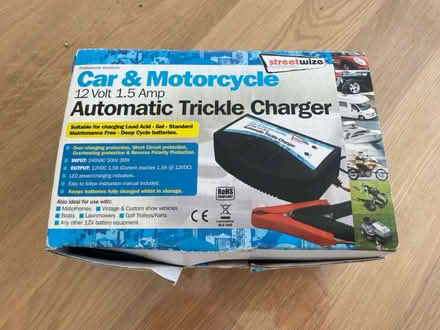 Photo of free Car and motorbike trickle charger (Oxford OX3) #1
