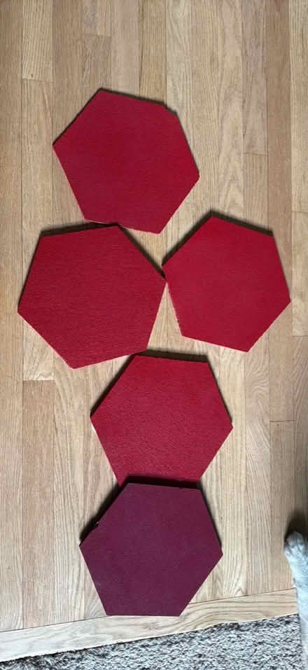 Photo of free Hexagon cork tiles (C’ville- Randall & Huntley Rd) #1