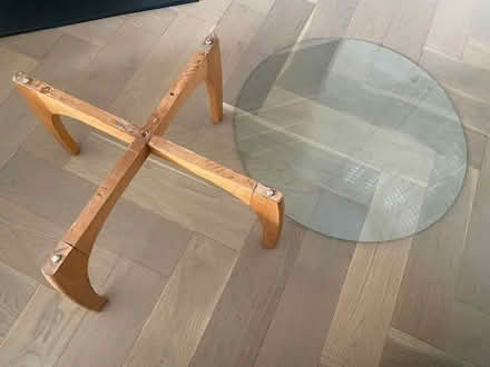 Photo of free Round glass coffee table (Leytonstone E11) #4