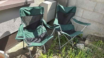 Photo of free Pair of foldable camping chairs (Skerries) #1