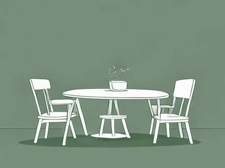 Photo of Dinning table and chairs cream (West Croydon CR0) #1