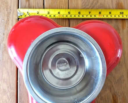 Photo of free Red plastic and stainless steel dog bowl set (Macclesfield SK11) #4