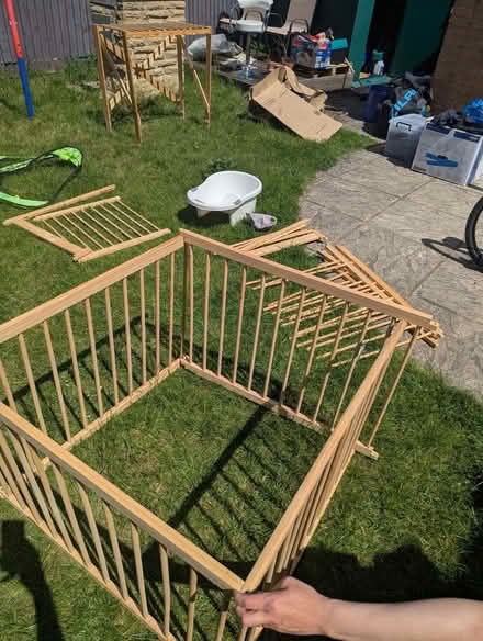 Photo of free Child's playpen (needs repairs) (Garden City OX5) #1
