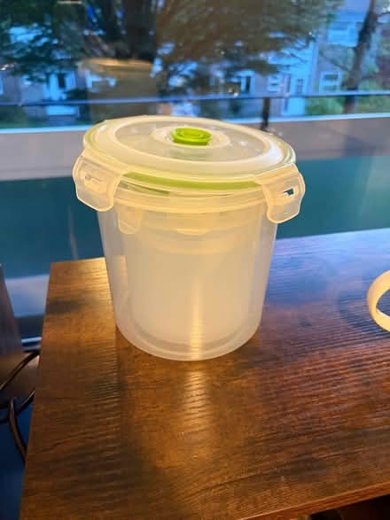 Photo of free 3 plastic containers and vacuum pump (Ealing W13) #2