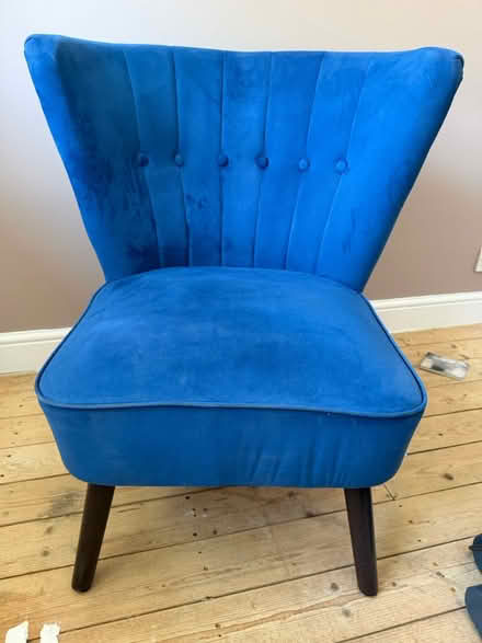 Photo of free Blue occasional chair (Chaulden HP1) #3