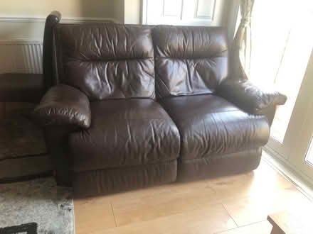 Photo of free 2 Seater Leather sofa (IG3) #1
