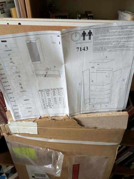 Photo of free Unopened flat pack to make open shelves (Moseley B13) #2