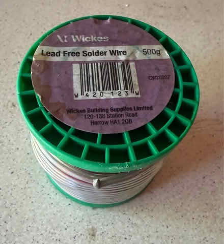 Photo of free Lead free solder wire (Calcot RG31) #1