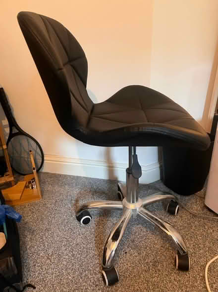 Photo of free Wheely leather chair (L19) #2