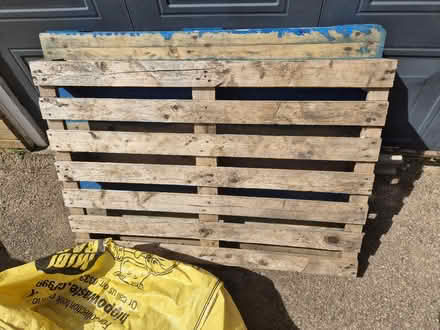 Photo of free Wooden pallets (East Winch PE32) #1