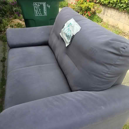 Photo of free Comfy Kitty-loved Ikea Love Seat (2715 Benvenue Ave 94705) #1
