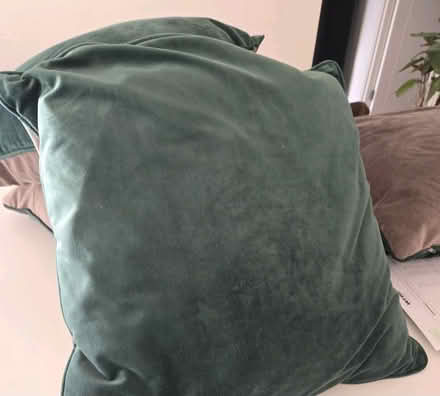 Photo of free NEXT Green and Grey Cusions (Bexleyheath DA6) #1