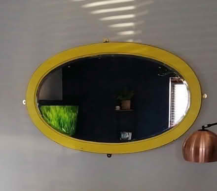 Photo of free Yellow Oval Mirror (Appleby-in-Westmorland CA16) #2