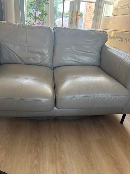 Photo of free 3 + 2 seater leather sofa (Bromsgrove, Hilltops B61) #2