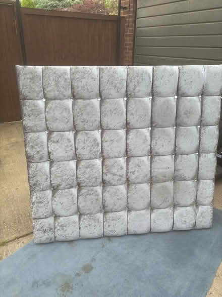 Photo of free Grey wall hung headboard (Waltham Abbey EN9) #2