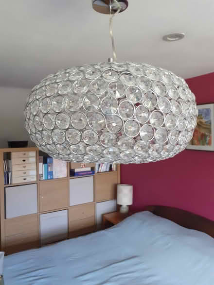 Photo of free Glass pendant light fitting (Chesham HP5) #1
