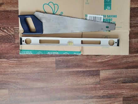 Photo of free Saw and spirit level (Homerton E9) #1