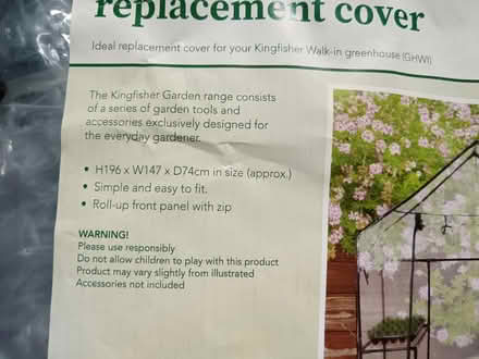 Photo of free Walk in greenhouse replacement cover (Longridge PR3) #1