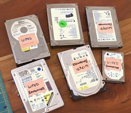 Photo of free "Vintage" hard drives (Foster & California Ave) #1