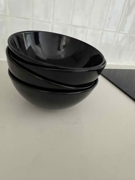 Photo of free 4 Black bowls IKEA (Holborn) #2
