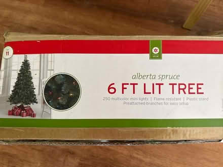 Photo of free 6ft Christmas tree with lights (Rancho Rinconada, Cupertino) #1