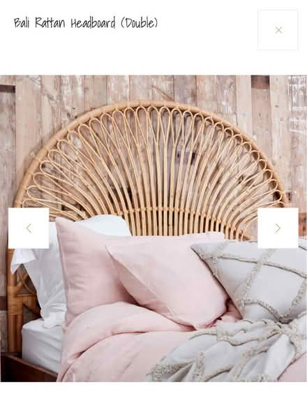 Photo of free Rattan headboard (E11) #1