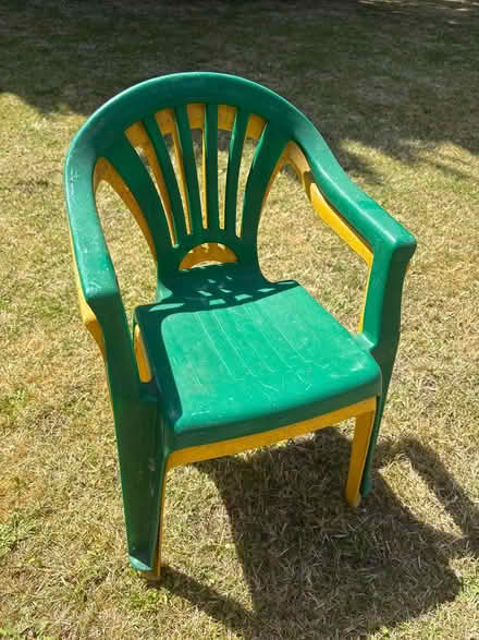 Photo of free Children’s garden chairs x2 (Mytchett) #1