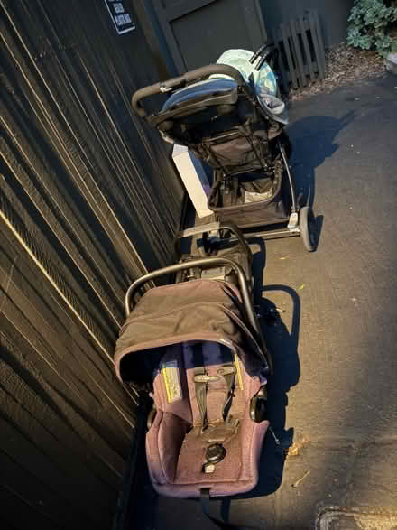 Photo of free Large & small stroller & car seat (1089 West Olive Avenue) #1
