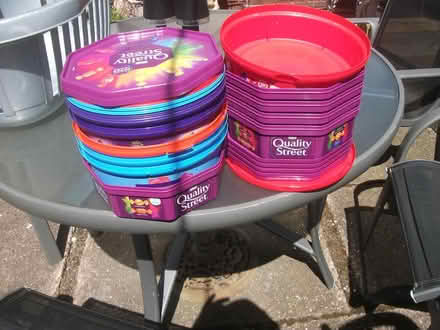 Photo of free Empty Chocolate Tubs with Lids (Crewe) #1