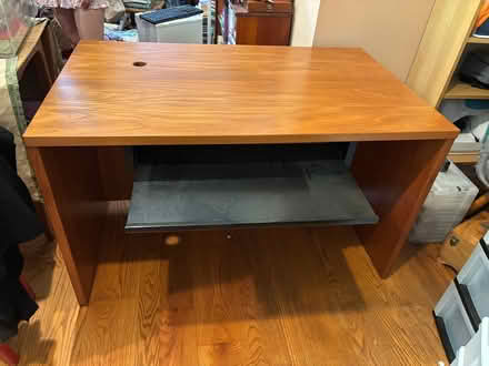 Photo of free Solid wood desk, 48” x 30” (Tenleytown) #2