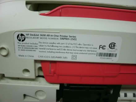 Photo of free hp desk jet print/copy/scan 3634 (Garfield NJ) #2