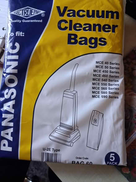 Photo of free Panasonic vacuum cleaner bags (Felpham PO22) #1