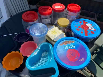Photo of free Plastic cookie & Roses containers (South Ruislip HA4) #1