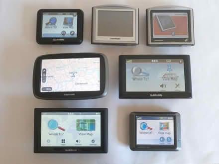 Photo of free Seven old Sat Nav units (Dunragit DG9) #1