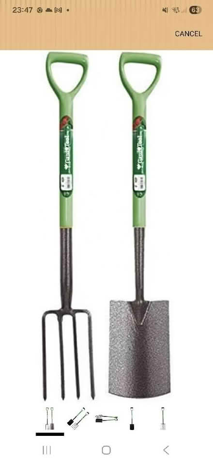 Photo of Garden Fork, Spade & Other Gardening Tools (Fleete CT9) #1