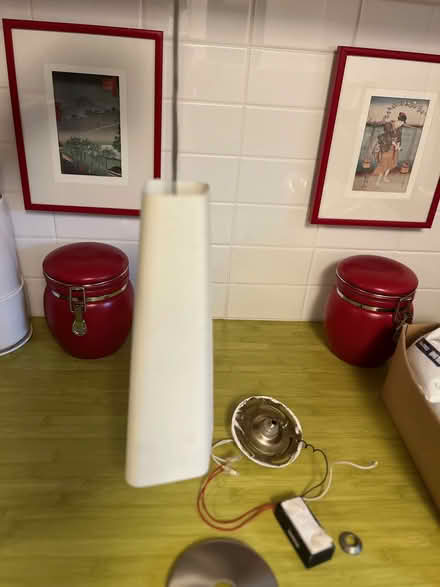 Photo of free White Pendant Lamp (west of Watertown Square) #1