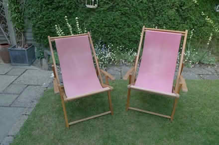 Photo of free Two traditional deckchairs (Wokingham RG41) #1