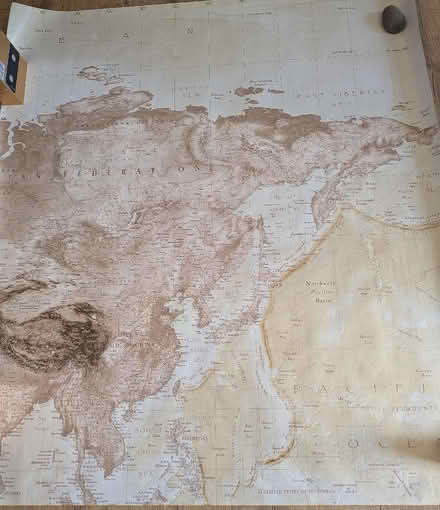 Photo of free Large Wall Map ( excluding EU) (Grangeway area NN10) #1