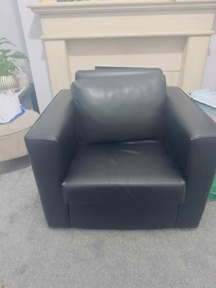 Photo of free Double and single leather sofa (Tuebrook L6) #1
