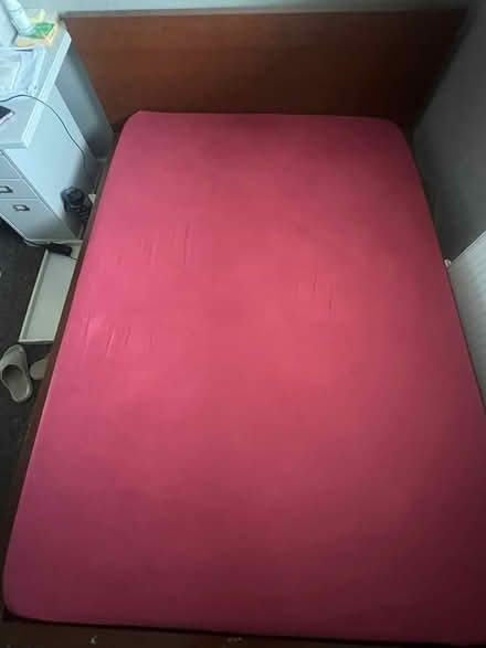 Photo of free Double Bed frame and Mattress (Fairwater CF5) #1