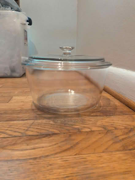 Photo of free Glass dish with glass lid (Southwest Waterfront) #2