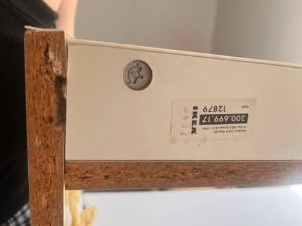 Photo of free Lovely white Ikea desk (L19) #4