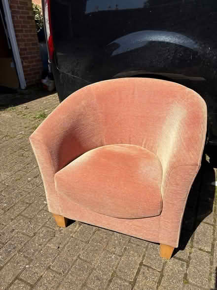 Photo of free Pink Bucket Chair (Carlton Colville NR33) #1