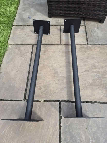 Photo of free Pair of metal speaker stands (Ellenbrook M28) #4