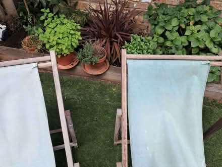 Photo of free Two deckchairs - perfect for upcycling (New Malden KT3) #1