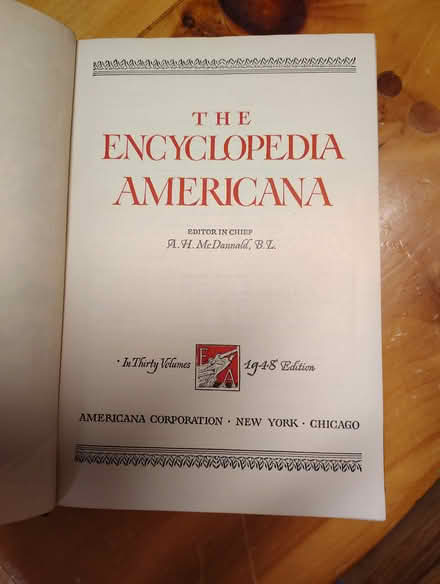 Photo of free Encyclopedia Americana (Montrose, NY) #2